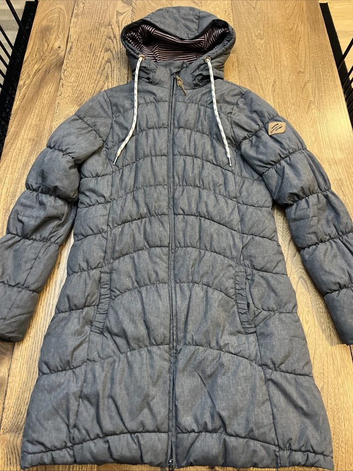 Chaqueta parka para nieve O'Neill Adventure Series gris acolchada acolchada, talla S Foto 1 de 4
