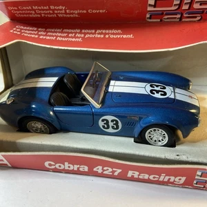 REVELL COBRA 427 RACING DIE CAST 1:24 SCALE CAR Vintage Blue - Picture 1 of 8