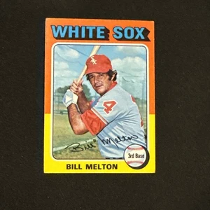 1975 Topps Mini Bill Melton Chicago White Sox #11 quasi nuovo o migliore - Foto 1 di 2