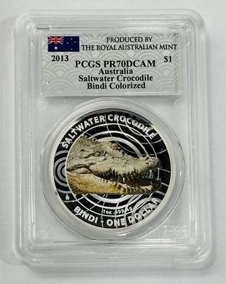 2013 PCGS PR70DCAM Australia Saltwater Crocodile  - Image 1 of 2