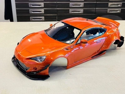 Tamiya 1/10 RC Car Painted Body Toyota FT86 with Addiction Rocket Bunny Aero - Image 1 of 4