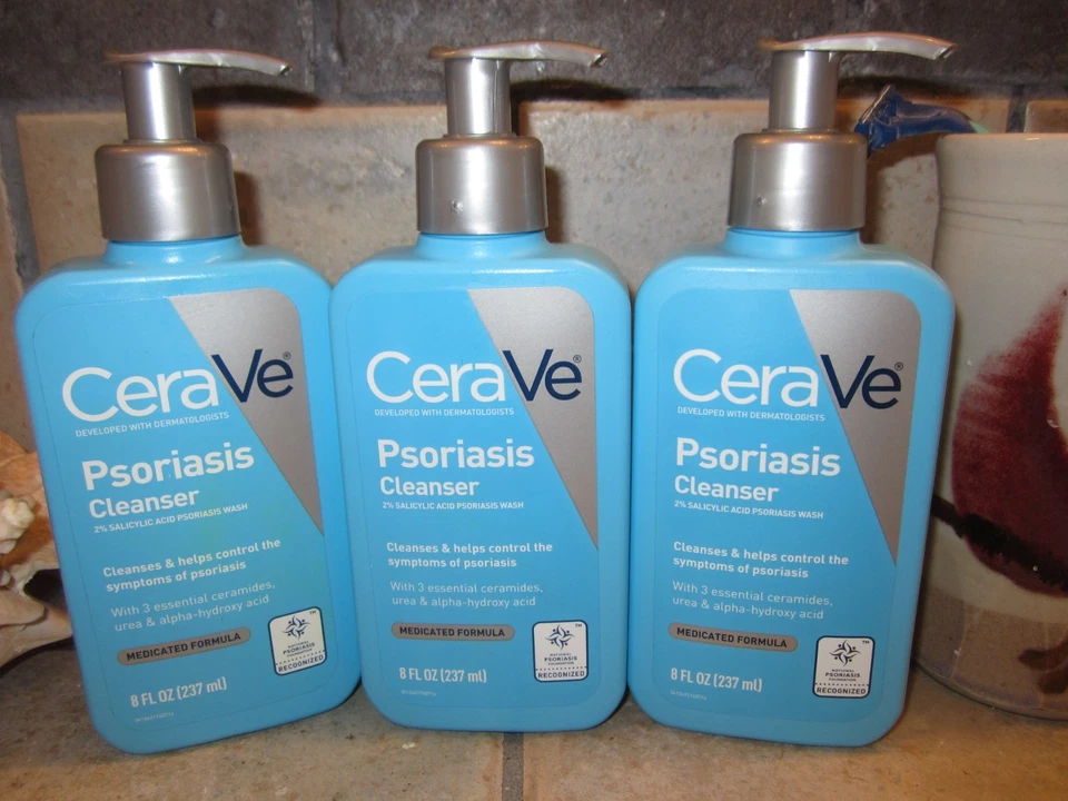 Cerave Psoriasis Cleanser Wash Medicated Formula 8oz