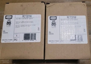 2 - Hubbell 20a White Recessed Pop-out Outlets RCT221W Kitchen Island Countertop - Picture 1 of 5