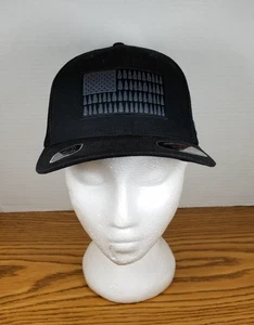 Columbia Unisex Mütze Tree Flag High Crown FlexFit Mesh Cap Schwarz Gr. S/M Neu - Bild 1 von 11
