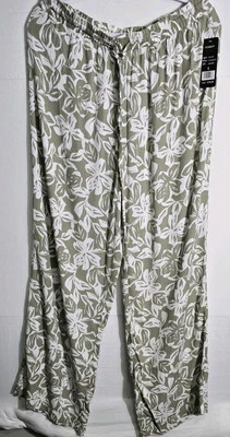 Pantalones para mujer Robert Louis grandes cintura elástica informales Palazzo nuevos con etiquetas Foto 1 de 4