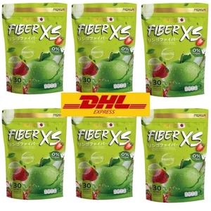 6 paquetes de probióticos prebióticos MIKEO Fiber XS verde manzana sin azúcar FOC refrescar - Imagen 1 de 14