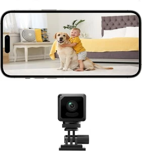 2K Mini Camera WIFI Wireless Security Cameras Small Home Indoor Outdoor - Picture 1 of 5