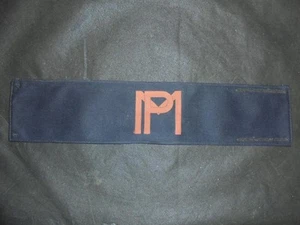Original 50er 60er Jahre Belgische Armee Militär Polizei MP Armband - Bild 1 von 2