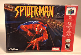 Spiderman 1st Print (Nintendo 64,) N64 New Factory Sealed Rare - WATA CGC VGA