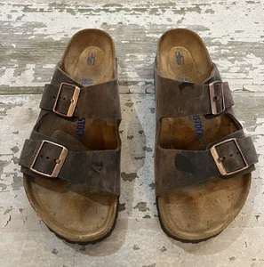 Plantilla BIRKENSTOCK Arizona Cuero Suave Engrasado Habana Marrón EUR 41 US W 10 M 8 - Imagen 1 de 5