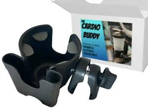 Cardio Buddy - Treadmill Elliptical Exercise Bike Water bottle Holder Attachment - Picture 1 of 3