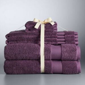 Simply Vera Vera Wang 6-piece Egyptian Cotton Bath Towel Set ~ Choice of Color!