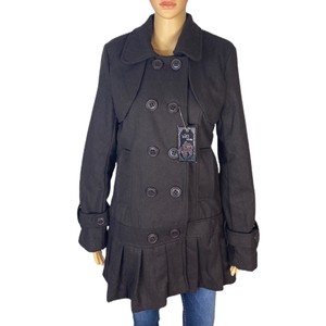 yoki fleece peacoat