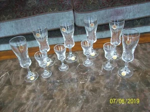 Schott Zwiesel Cristallerie Germany Champagne Glasses Sektkelche Set Of 10 - Picture 1 of 12