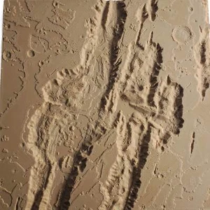 Modelo topográfico Mars 3D de Valles Marineris - Imagen 1 de 10