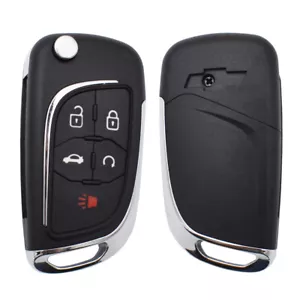 Car Key Fob Cover Shell Remote 5 Button,For Chevrolet Cruze Malibu Impala Sonic - Picture 1 of 6