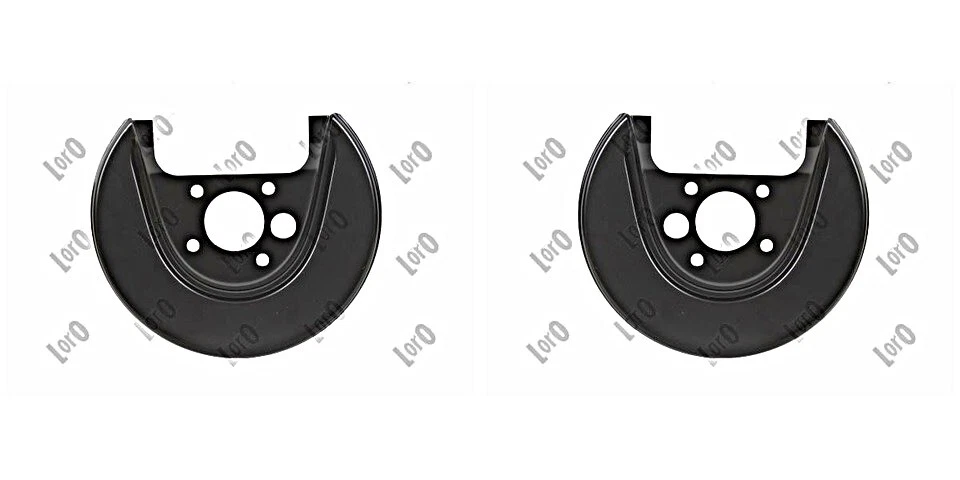 Brake Disc Splash Panel Set Rear Axle For VW SEAT SKODA 96-19 1J0 615 611D - Image 1 of 1