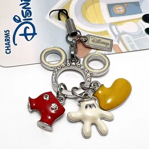 Bracelet de charme officiel Disney Mickey souris gant pour sac à main porte-clés téléphone portable - Photo 1 sur 12