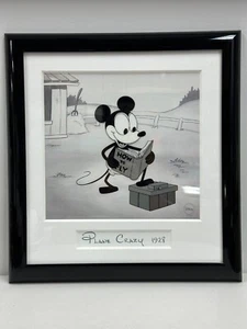 Disney Plane Crazy 1928 Mickey Mouse "Pilot Mickey" Limited Sericel UB Iwerks - Picture 1 of 5