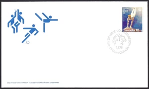 🍁Canada   #B11    "Gymnastics"    Brand New   1976  First Day Cover - Picture 1 of 2