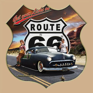 Get Your Licks On Route 66 T Shirt You Choose Style, Size, Color 10864 - Picture 1 of 12