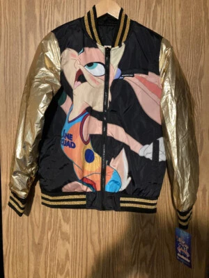 NEW Space Jam/Members only TUNE SQUAD LOLA BUNNY VARSITY JACKET (WOMENS MEDIUM) - Image 1 of 4