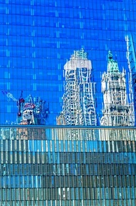 Architecture reflection class fine art wall art office art new York City  - Picture 1 of 1