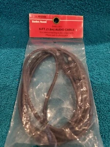 Radio Shack 42-2358 6-Ft. Audio Cable Phono Jack to Phono Jack(female to female) - Picture 1 of 3