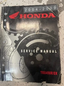 2004 2006 2007 2008 2009 Honda Trx450r / Er Servicio Tienda Manual 61HP104 OEM - Imagen 1 de 4