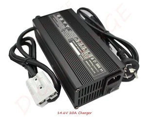 AC/DC 14.6V 10A/20A/30A/40A Lithium Battery Charger For Lithium Iron LiFePO4 - Picture 1 of 30