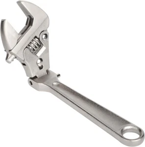 Flexhead Adjustable Wrench 10-Inch, Flex Ratcheting Wrench with 180 Degree Rotat - Picture 1 of 6