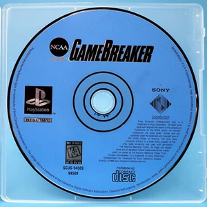 NCAA GameBreaker (Sony PlayStation 1 PS1) *SOLO DISCO - PROBADO* - Imagen 1 de 1