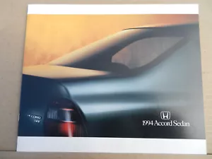 1994 Honda Accord Sedan Sales Brochure 24 pages - Picture 1 of 1