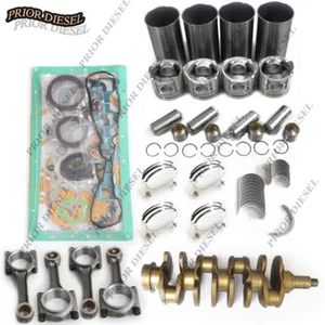 Isuzu 4JG1T Engine Rebuild Kit&Oil Pump&Plug Glow&Crankshaft For Mustang MTL20 - Picture 1 of 1