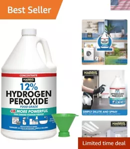 12% Food Grade Hydrogen Peroxide 128oz - Powerful Eco-Cleaner & Stain Remover - Picture 1 of 9