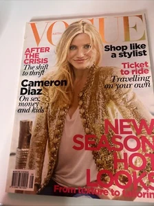 Vogue Australia August Magazine 2010 Cameron Diaz Cover Fashion Design - Picture 1 of 7