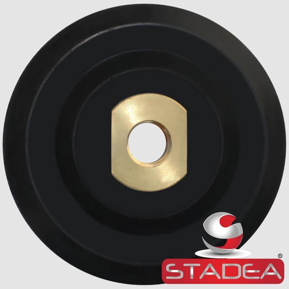 Stadea 5 inch Rubber Backing Pad Rigid Backer Pad with Backing 5/8" 11
