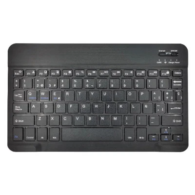 10 inch Portable Mini Wireless Bluetooth Spanish Russian Korean Keyboard  - Image 1 of 4