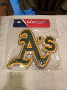 New MLB Oakland Athletics 3D Fan Foam Logo Wall Sign Foamheads - Picture 1 of 2