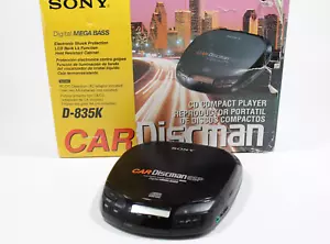Vintage SONY Car Discman D-835K in original box with accesories - Picture 1 of 9