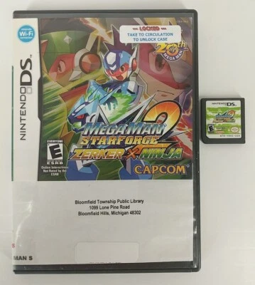 Mega Man StarForce 2 Zerker x Ninja (Nintendo DS, 2008) Game Cartridge/ Storage - Image 1 of 4