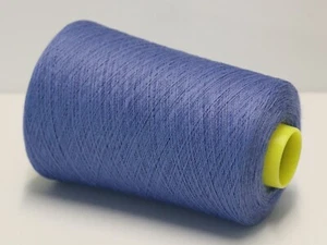 S08 (64€/kg) 250g SUPERSOFT MERINO / KASCHMIR LAVENDELBLAU (48/2) Zwirn Wolle - Bild 1 von 3