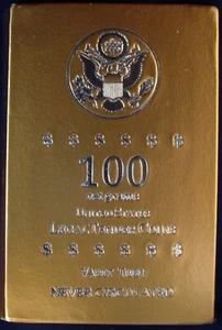 2009 WILLIAM HARRISON $1 W.R.M.E 12 COIN ROLL IN SEALED VAULT TUBE WITH GOLD BOX - Picture 1 of 8