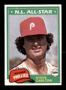 1981 Topps #630 Steve Carlton AS NM X2746344