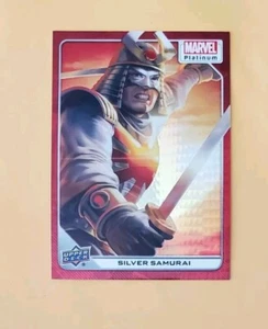 2022 Upper Deck Marvel Platinum Red Prism /199 Silver Samurai #70 SP - Picture 1 of 4