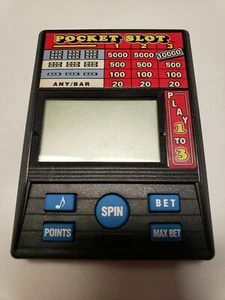 Radica Pocket Slot 10000 Electronic Handheld Travel Model Slots 1370 TESTED - Picture 1 of 2