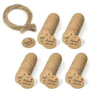 50 pcs Set, craft paper gift tags wedding Party favor Supplies  - Picture 1 of 2