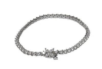 Tiffany & Co. Victoria Tennis Bracelet 3.08 Carats set in Platinum Size Large - Image 1 of 4