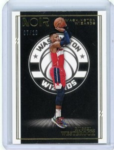 2020-21 Panini Noir Basketball Icon Edition Gold #127 Russell Westbrook #07/10