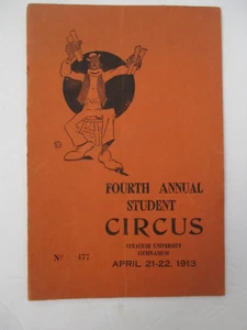 1913 Syracuse University Student Circus Program - Picture 1 of 6
